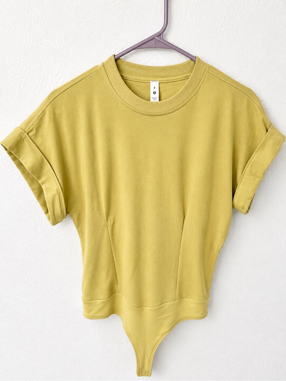 lululemon athletica Short Sleeve Bodysuit Top in Finch Yellow